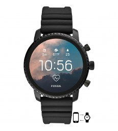 Reloj Smartwatch Fossil gen4 caucho negr-FTW4018