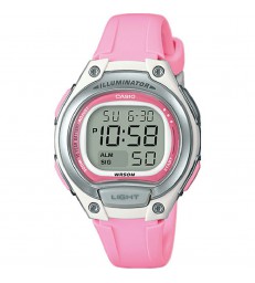 Reloj Casio pequeño digital rosa-LW-203-4AVEF
